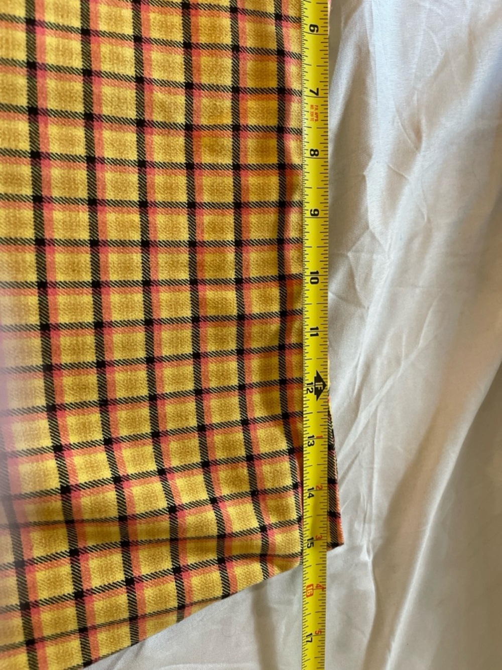 Urban Outfitters Yellow Plaid Mini Skirt Women’s A-Line Y2K Preppy Size M - Picture 10 of 12